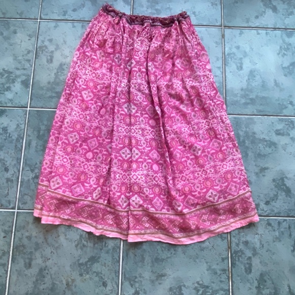 Vintage F.A. Chatta Boho Print Midi Skirt and Top - Picture 2 of 13
